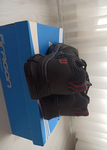 42 Beden siyah Renk Erkek Siyah Spor Sneaker Elastik Detaylı