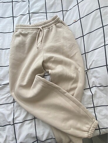 l Beden Bej oversize eşofman