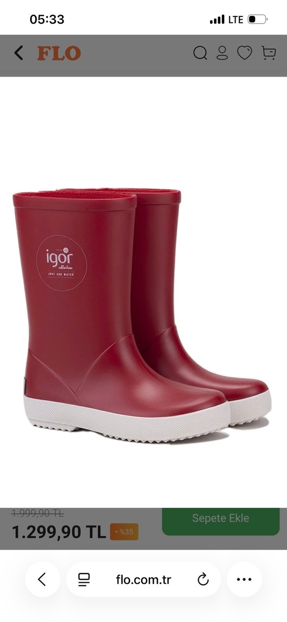 Igor Çocuk Lastik Bot - Görsel 2