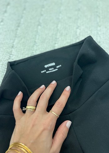 Siyah Kadın Bilek Boy Tayt - Görsel 2