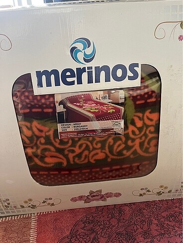 Merinos çift kişilik battaniye