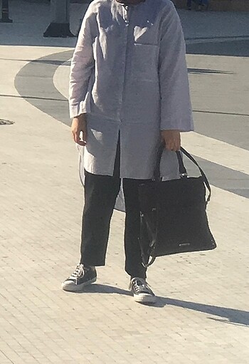 Gömlek elbise çizgili