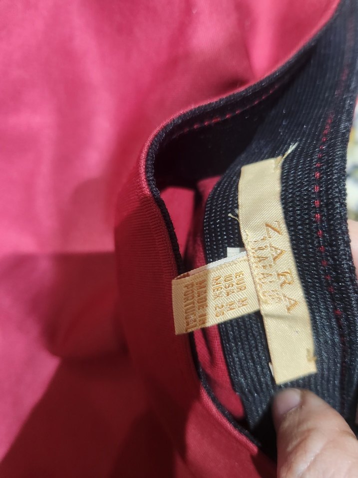 Bordo Midi Kadın Kalem Etek - Görsel 3