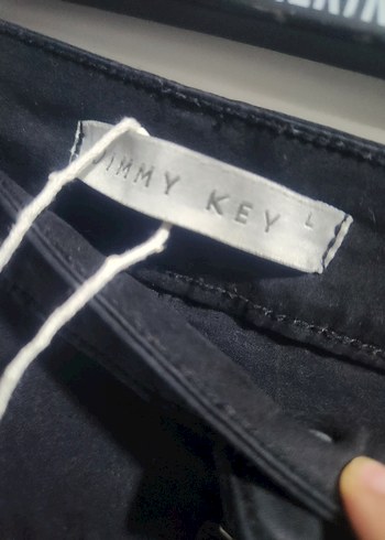 Siyah Kadın Keten Bol Kesim Pantolon - Görsel 3