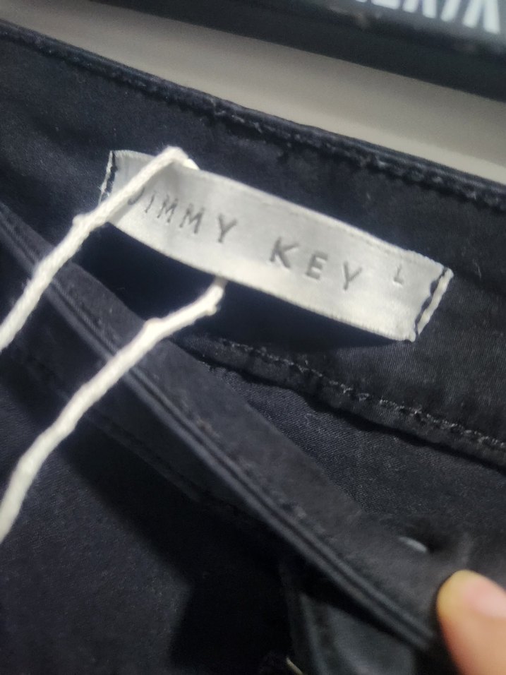 Siyah Kadın Keten Bol Kesim Pantolon - Görsel 3