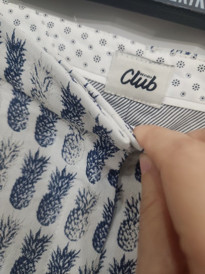 Gri Baskılı Kadın Kumaş Pantolon - Görsel 3