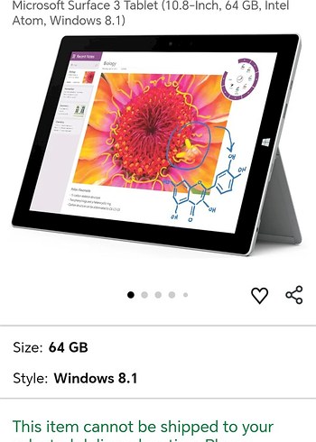 Microsoft surface 3 r31264 serisi - Görsel 10
