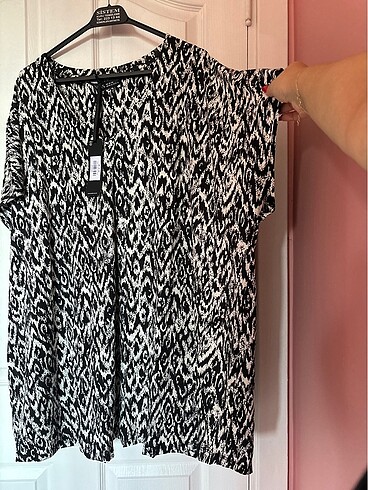 Desenli bluz - Görsel 5