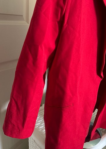 Kırmızı Kadın Blazer Ceket - Görsel 4