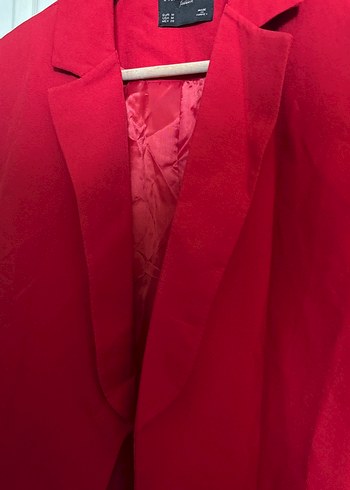 Kırmızı Kadın Blazer Ceket - Görsel 2