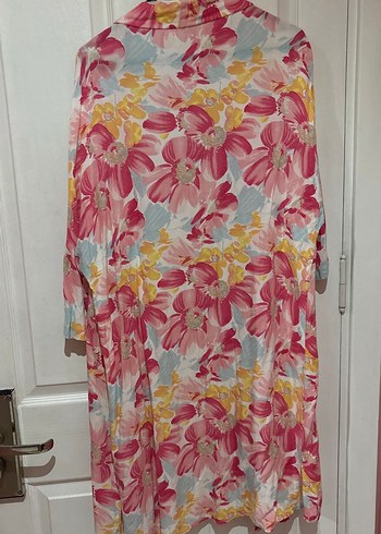 Pastel Renkli uzun Kimono - Görsel 5