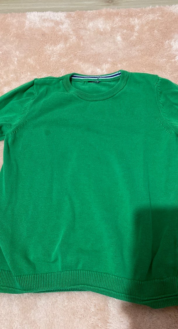 Erkek Çocuk Yeşil Triko Sweatshirt - Görsel 2