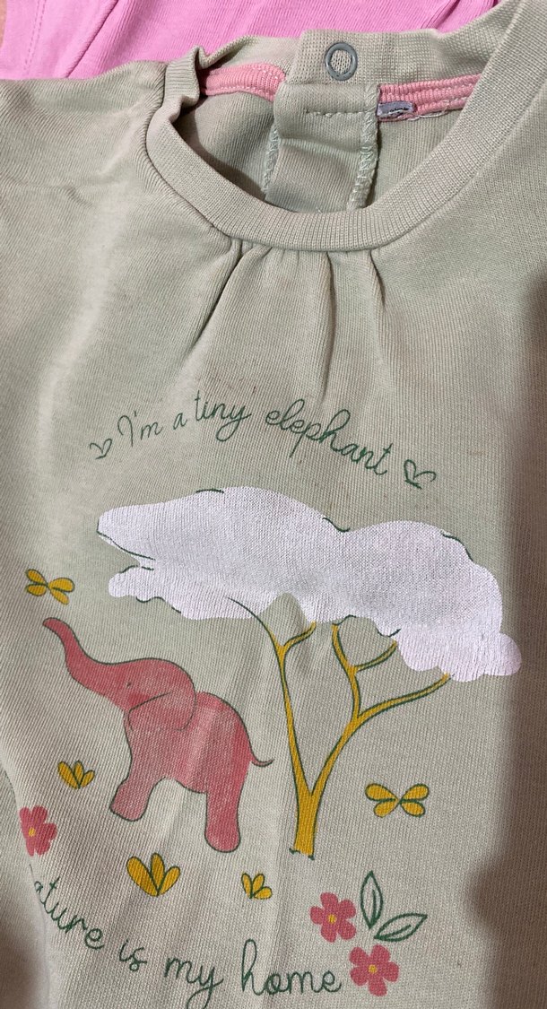 Kız Çocuk Gri Baskılı Sweatshirt - Görsel 4