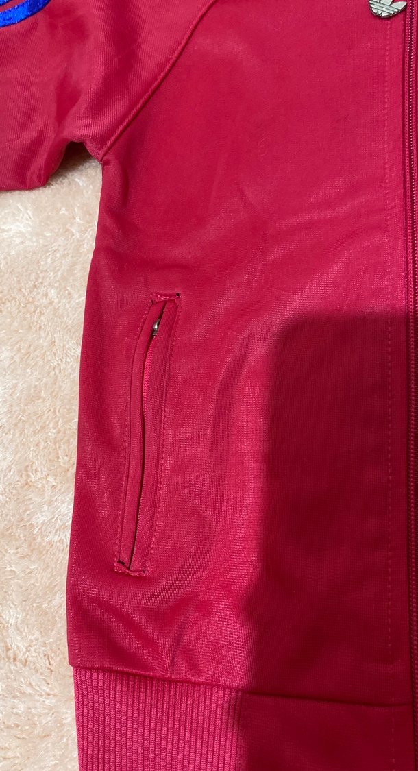 Kırmızı Fermuarlı Yüksek Yakalı Kadın Ceket - Görsel 3