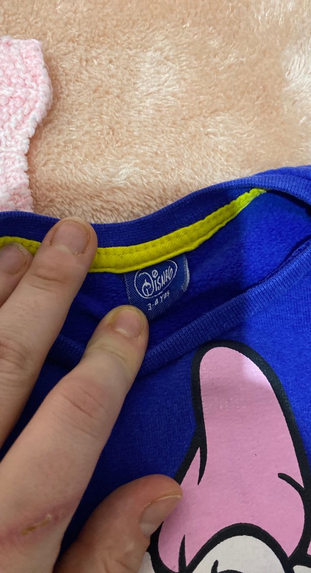 Kız Çocuk Nakışlı Örgü Sweatshirt - Görsel 5