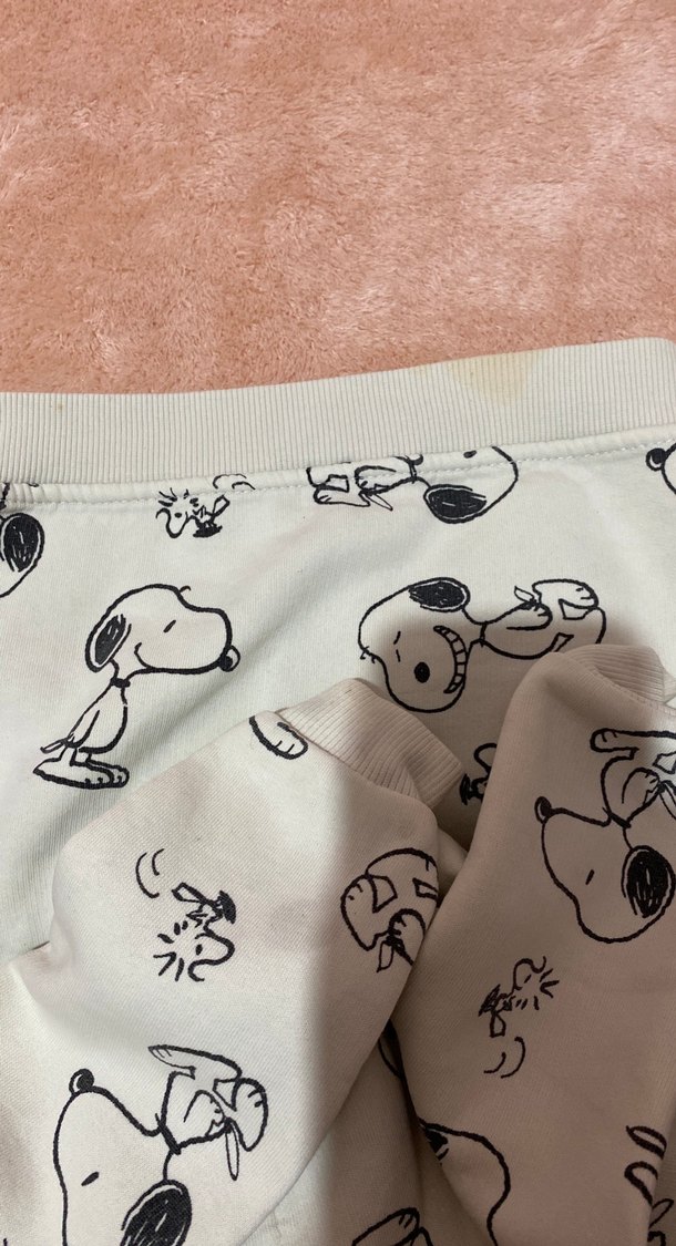 Beyaz Baskılı Bebek Sweatshirt - Görsel 5