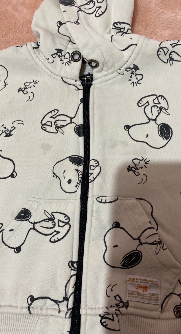 Beyaz Baskılı Bebek Sweatshirt - Görsel 2