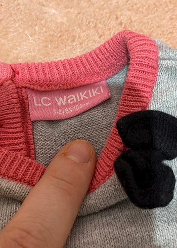 Kız Çocuk Uzun Kollu Triko Elbise - Görsel 4