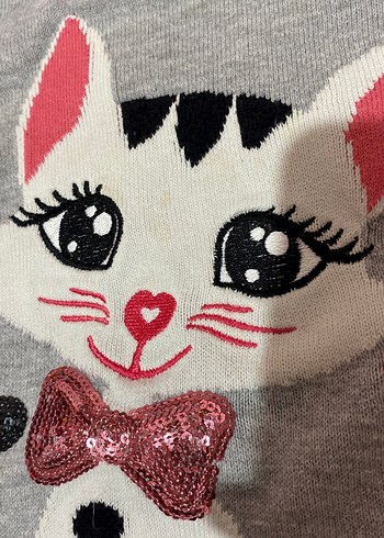 Kız Çocuk Uzun Kollu Triko Elbise - Görsel 5