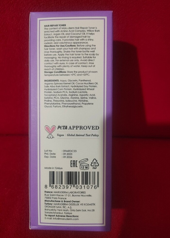 Maruderm Onarici sac tonigi - Görsel 2