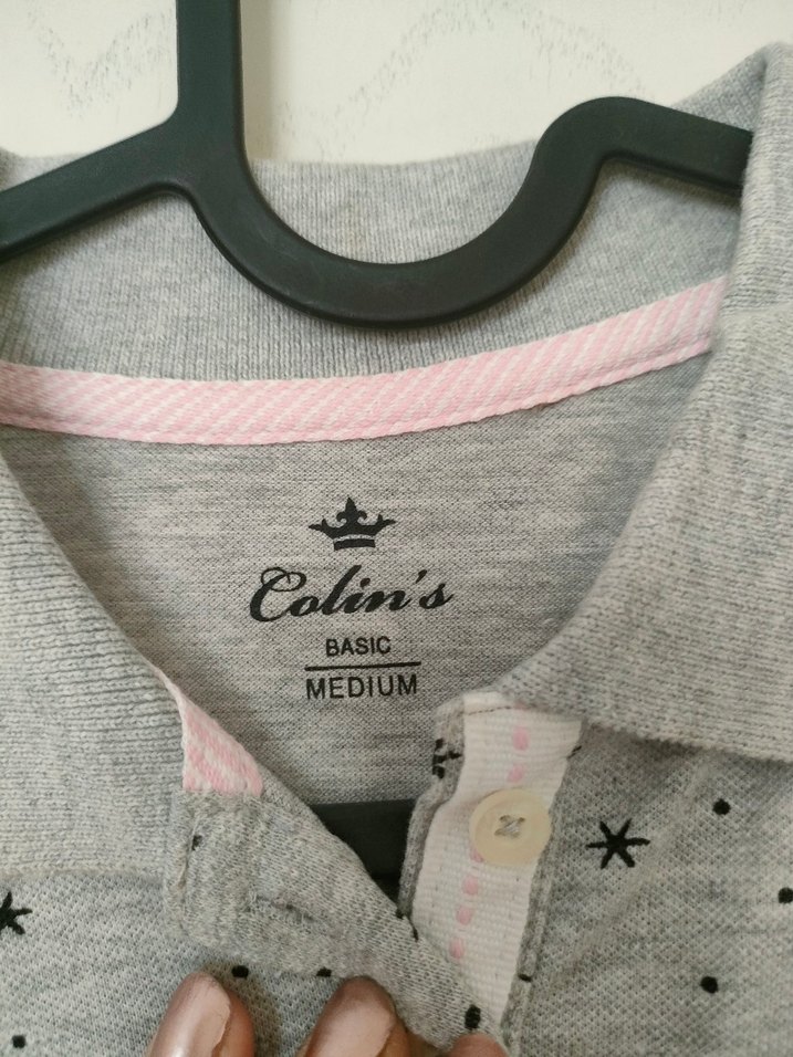 Gri Polo Tişört - Görsel 2