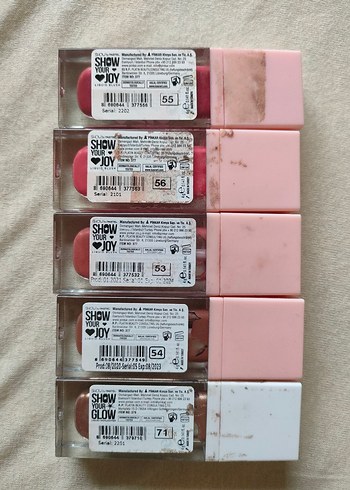 Pastel Allık 5li Set - Görsel 3