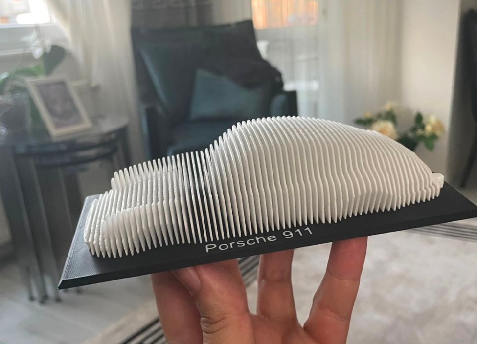 Porsche 911 figür Model Kit - Görsel 3