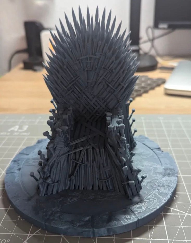 Game Of Thrones Siyah Taht Modeli Aksiyon Figürü - Görsel 4