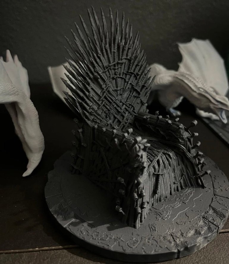 Game Of Thrones Siyah Taht Modeli Aksiyon Figürü - Görsel 3