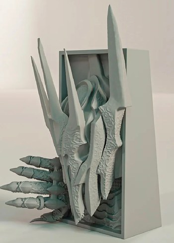 Sauron Temalı Korku Kitap Tutucu - Görsel 8