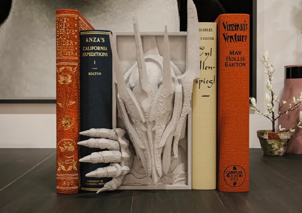 Sauron Temalı Korku Kitap Tutucu - Görsel 3