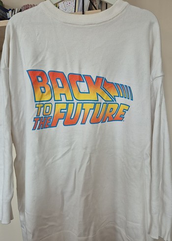 Renkli Baskılı Rahat Kesim Sweatshirt - Görsel 3