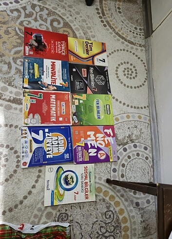 8.SINIF TÜRKÇE + TÜM DERSLER + SOSYAL + FEN + MATEMATİK KİTAPLAR