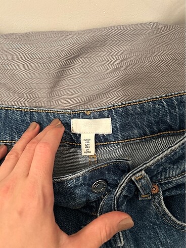38 Beden mavi Renk Mavi jean