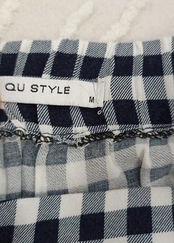 Ekose Desenli Pilili Midi Etek - Görsel 4