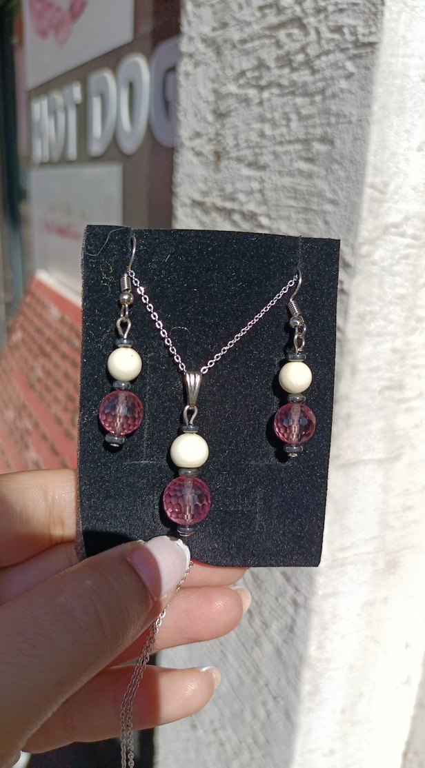 Zultanit ve Lületaşı Takı Seti - Görsel 3