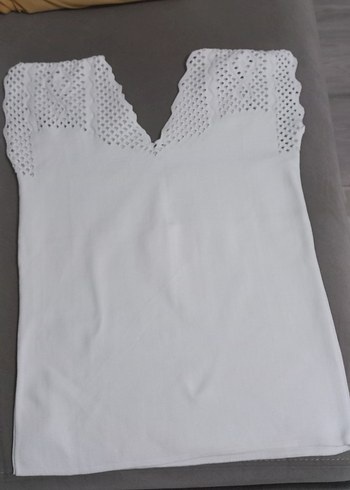 Diger Kadın Pastel Yeşil ve beyaz Atlet - Görsel 2