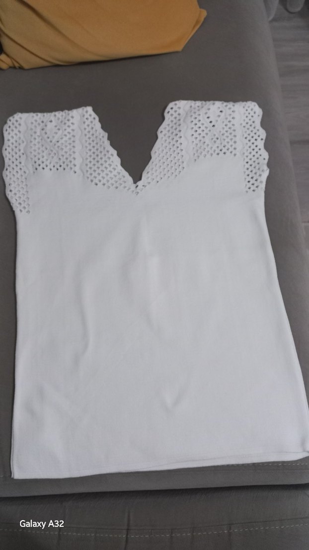 Diger Kadın Pastel Yeşil ve beyaz Atlet - Görsel 2