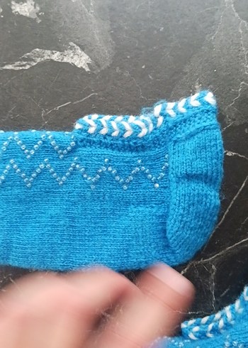 el işi yün çorap - Görsel 2