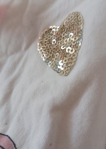 Kız Çocuk Uzun Kollu Baskılı Bej Tişört - Görsel 8