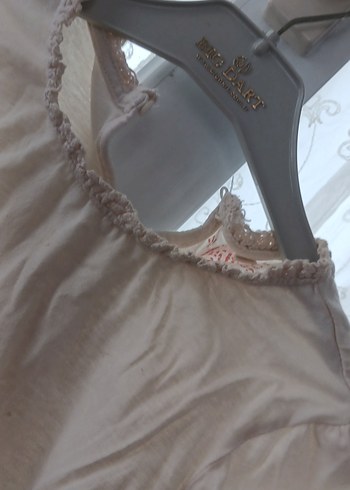 Kız Çocuk Uzun Kollu Baskılı Bej Tişört - Görsel 5