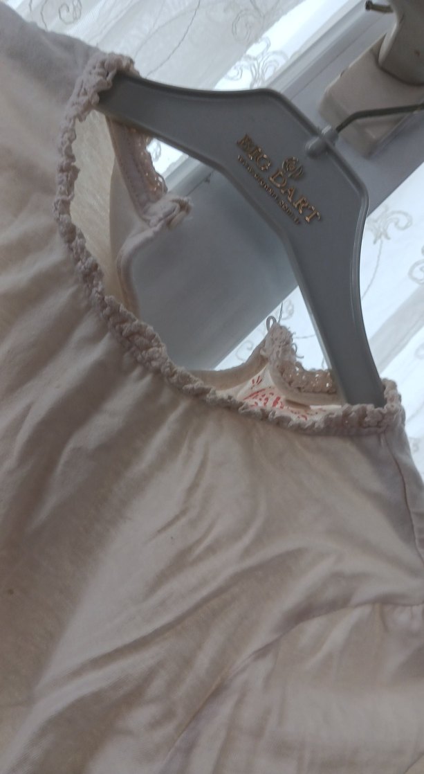 Kız Çocuk Uzun Kollu Baskılı Bej Tişört - Görsel 5