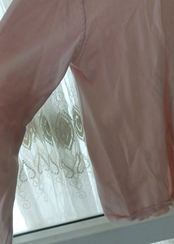 Pembe Düğmeli Kız Hırka - Görsel 4