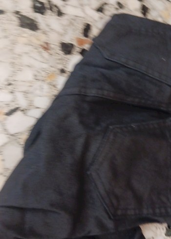 Kızlar için Siyah Dar Denim Pantolon - Görsel 8