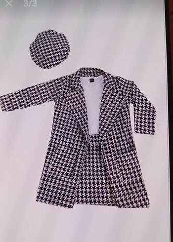 4 parça kız çocuk etekli takım - Görsel 5