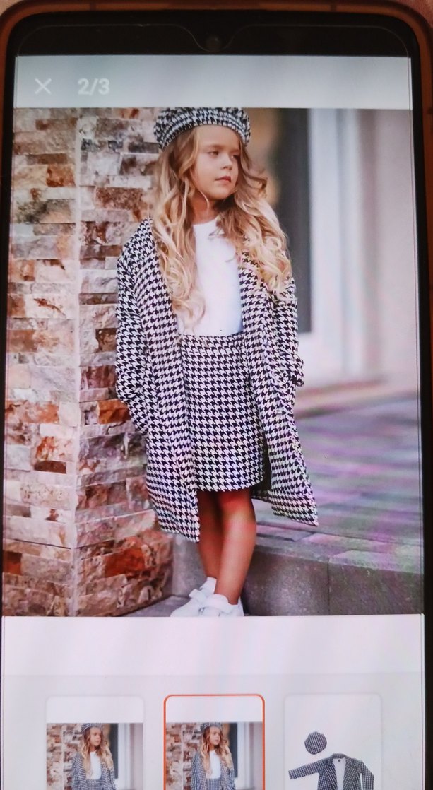 4 parça kız çocuk etekli takım - Görsel 4