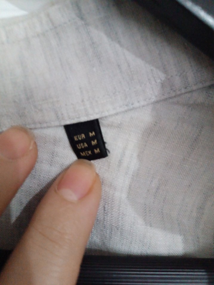 Massimo Dutti %100 Keten Gömlek Bej - Görsel 4