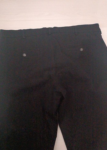 Siyah erkek Kumaş Pantolon - Görsel 3