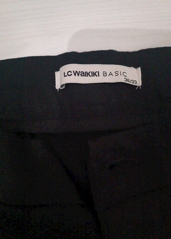 Siyah erkek Kumaş Pantolon - Görsel 2