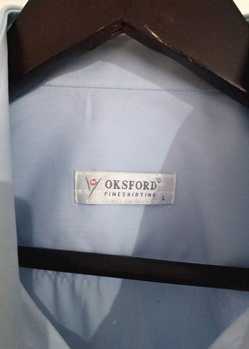 Mavi Keten Erkek Gömlek Uzun Kollu - Görsel 3